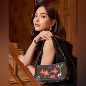 NWT Jim Thompson Flower Garden Silk Twill Bolo Mini Bag